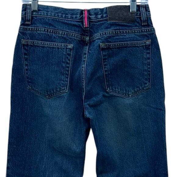 DKNY Dark Wash Straight Leg Jeans Mid-Rise Denim Pants Womens Size 7 30” Waist - Picture 4 of 7